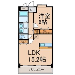 ファシネーションⅡの物件間取画像